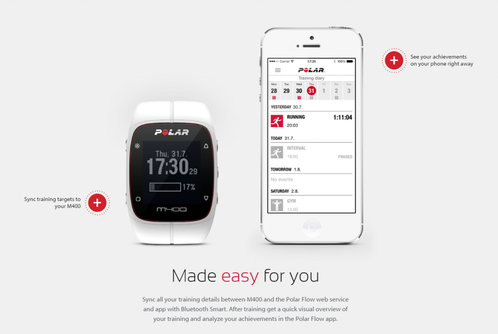 polar m400 sleep tracking