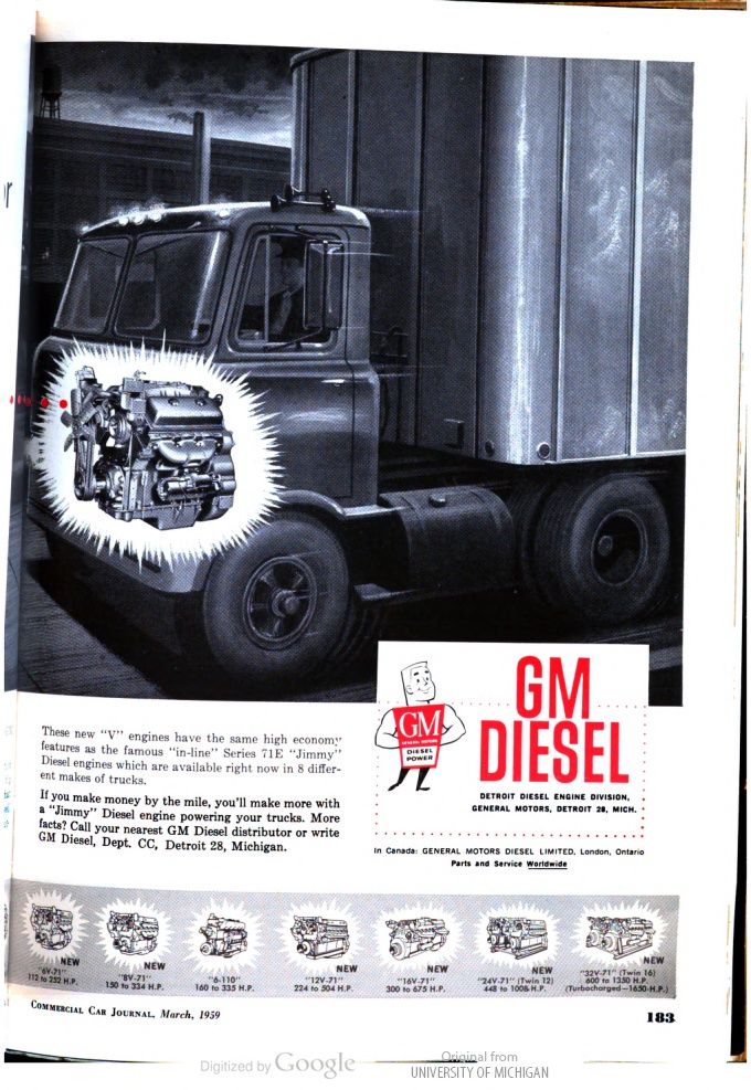 Truck Engines of the 1940s-1960s.