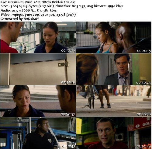Premium Rush 2012 BRrip Xvid-aTLas Premium Rush 2012 BRrip Xvid-aTLas