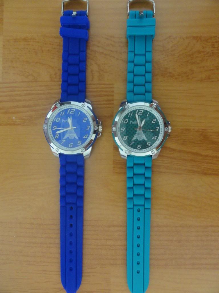 Đồng hồ xách tay Pháp dây cao su siêu bền...nhiều màu. - 4