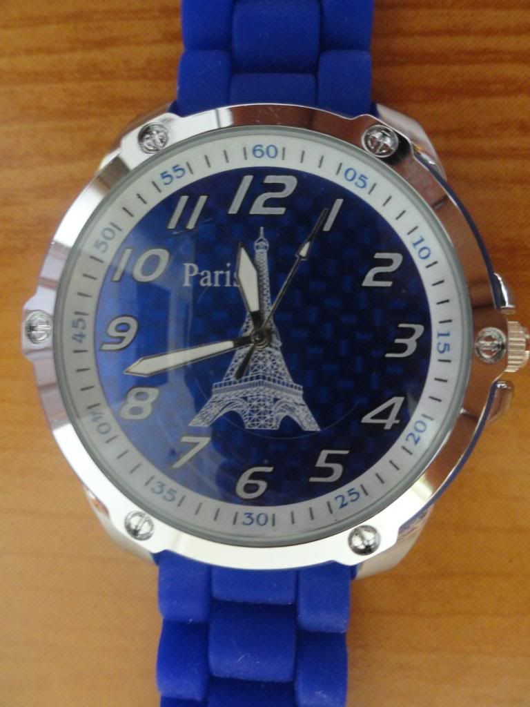 Đồng hồ xách tay Pháp dây cao su siêu bền...nhiều màu. - 5