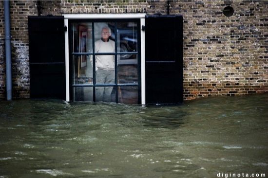 Las inundaciones holandés en febrero