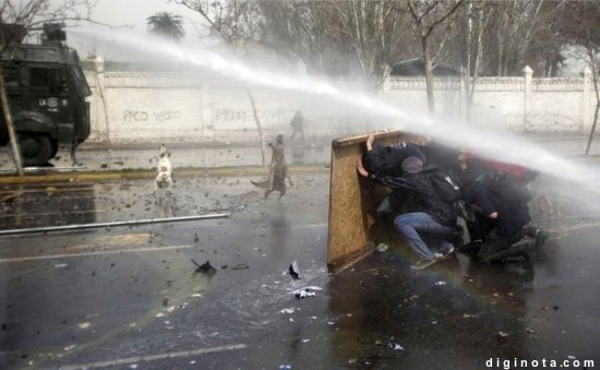 Los disturbios estudiantiles en Chile