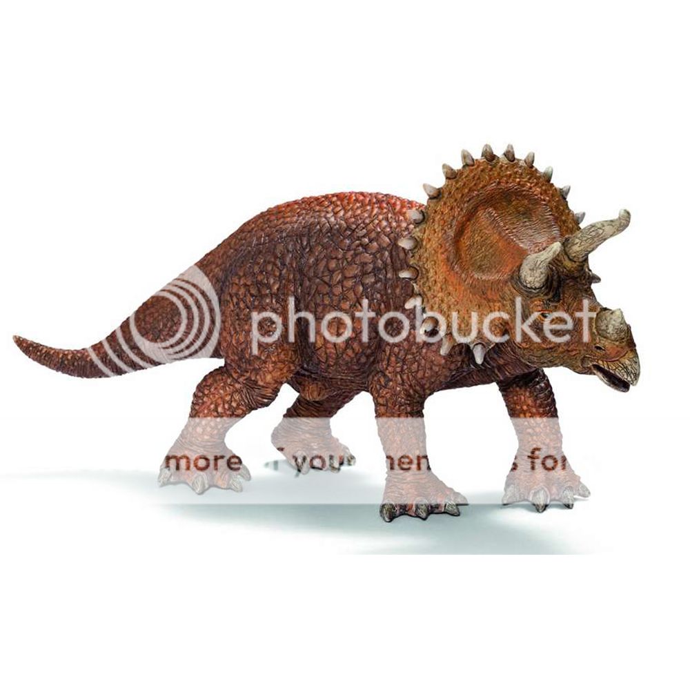 although the triceratops looked menacing, it fed on plants and