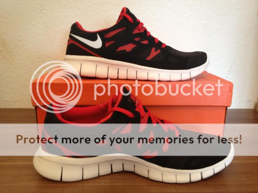 NIKE FREE RUN +2 NSW SCHWARZ ROT WEISS JORDAN AIR MAX 90 BW 1 GR.45